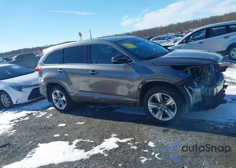 2018 Toyota Highlander Limited z USA, uszkodzony, nr VIN 5TDDZRFH2JS887222